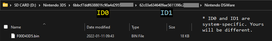 DSiWare Management SD Menu Doesn t Crash There Is No Accessible 